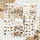 autumn pattern sticker sheet bundle