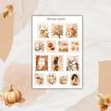 fall collection sticker sheet bundle