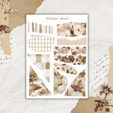 autumn pattern sticker sheet bundle