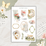 sweet farm life sticker sheet set