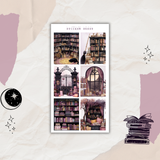 haunted bookstore sticker sheet bundle