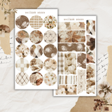 autumn pattern sticker sheet bundle