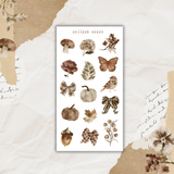 autumn pattern sticker sheet bundle