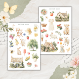 sweet farm life sticker sheet set