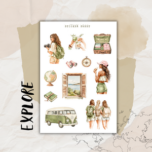 girls trip sticker sheet collection