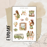 girls trip sticker sheet collection