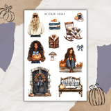 pumpkin cottage sticker sheet bundle