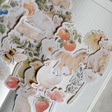 Sweet Farm Life die cut sticker pocket