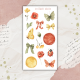books and music sticker sheet bundle