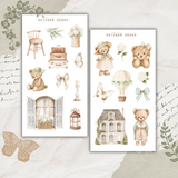 cute cottage sticker sheet bundle