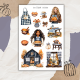 pumpkin cottage sticker sheet bundle