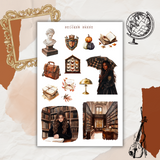 autumn academia sticker sheet bundle