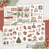 warm holidays sticker sheet bundle