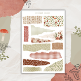mushroom forest sticker sheet bundle