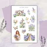 lavender haze sticker sheet bundle
