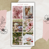 blooming spring picture sticker sheet bundle