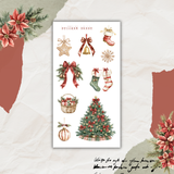 warm holidays sticker sheet bundle