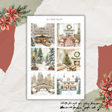 warm holidays sticker sheet bundle