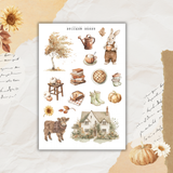 autumn valley sticker sheet bundle