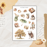 autumn valley sticker sheet bundle