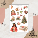 sweet Christmas Day sticker sheet bundle