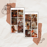 sweet autumn picture sticker sheet