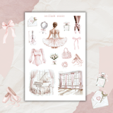 ballet grace sticker sheet bundle