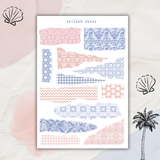 summer chic sticker sheet bundle