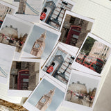 London pictures die cut sticker pocket
