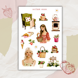 strawberry cottage sticker sheet bundle