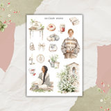 country spring sticker sheet bundle