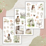 country spring sticker sheet bundle