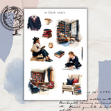 fresh academic year sticker sheet bundle