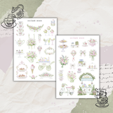 tea party sticker sheet bundle