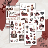 dark romance sticker sheet bundle