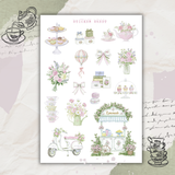 tea party sticker sheet bundle