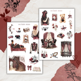 dark romance sticker sheet bundle