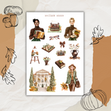 autumn gallery sticker sheet collection