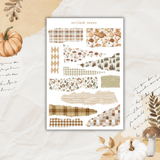 an autumn chapter sticker sheet bundle