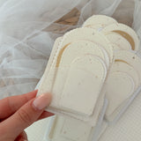 Soft colored frame paper cut outs pocket, 15 pieces