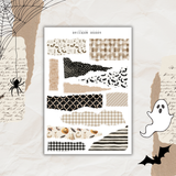 cozy and spooky stiucker sheet bundle