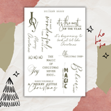 christmas quotes sticker sheet bundle