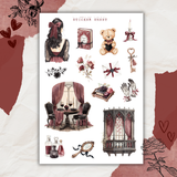 dark romance sticker sheet bundle