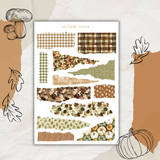 autumn gallery sticker sheet collection
