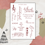 christmas quotes sticker sheet bundle