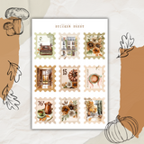 autumn gallery sticker sheet collection