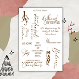 christmas quotes sticker sheet bundle