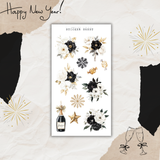 happy new years sticker sheet bundle