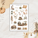 an autumn chapter sticker sheet bundle