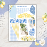 Amalfi coast sticker sheet set